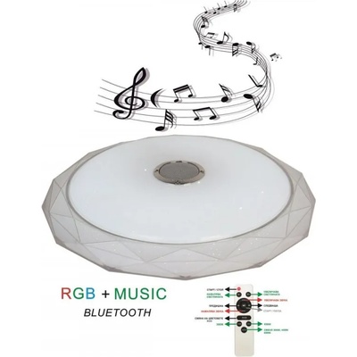 D-IL Led плафон 48w / music + rgb + 3000k до 6500k/ С ДИСТАНЦИОННО (13060)
