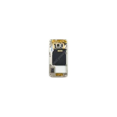 originální střední rám Samsung G925F Galaxy S6 edge zlatá