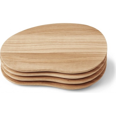 ferm LIVING Servírovacia doska Cairn – sada 4 ks