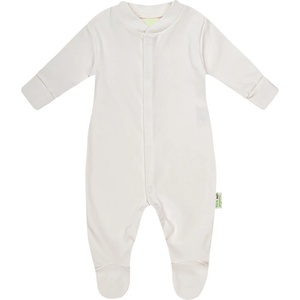 Bio Baby Бебешки гащеризон Bio Baby - Органичен памук, 56 сm, 1-2 месеца, екрю (97220410)