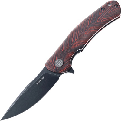 Petrified Fish PF949 Warrior Black Stonewash K110 Red Gmascus G10 PF949R