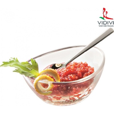 VIDIVI skleněná miska PAPAYA 0,07 l výška 4 cm 8 cm