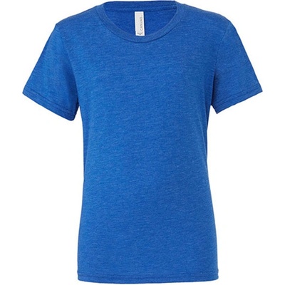 Canvas tričko CV3413 true royal triblend heather