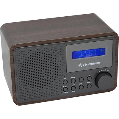 Roadstar HRA-700D+/WD - Радио с DAB+, FM и будилник 16W/230V/4xAA (BV0007)