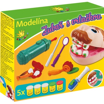 Kids World Plastelína zubár s vŕtačkou ZB005