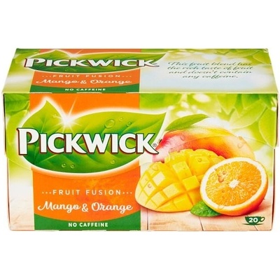 Pickwick Fruit Fusion Ovocný čaj s pomarančovým oplodím a mangom 20 x 1,75 g