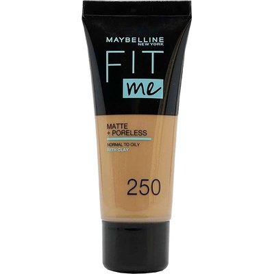 Maybelline MBL FIT ME MAKE-UP MATTE+PORELESS 30 ML / 250 SUN BEIGE make-up 250 sun beige