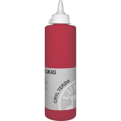 LUKAS Cryl Terzia Plastic Bottle АКРИЛНА боя Cadmium Red Deep Hue 500 ml 1 бр (748740500)