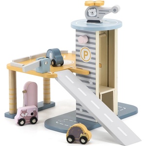 Viga Toys Дървена играчка - Паркинг и гараж, Viga PolarB (44029)