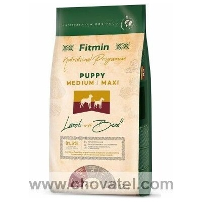 Fitmin Puppy Medium & Maxi Lamb & Beef 3 x 12 kg