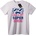 NOONEBRAND Тениска Татко е моят супергерой - 4XL, White