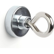 Walteco Neodymový magnet s okem průměr 25 mm max. nosnost 30 kg 100506