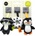 TM Toys Plush Pendants Raccoon Penguin Tire GaGaGu