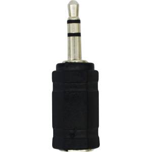 LogiLink Аудио адаптер, 3, 5 мм 3-пинов/M към 2, 5 мм 3-пинов/F, черен CA1102 (CA1102)