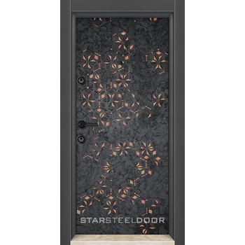 Starsteeldoor Блиндирана врата Outdoor - TC 02 Антрацит Голд с термомост (цена без монтаж)