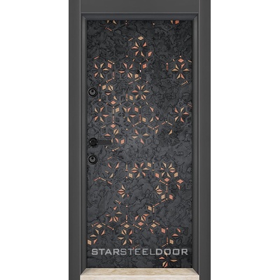 Starsteeldoor Блиндирана врата Outdoor - TC 02 Антрацит Голд с термомост (цена без монтаж)