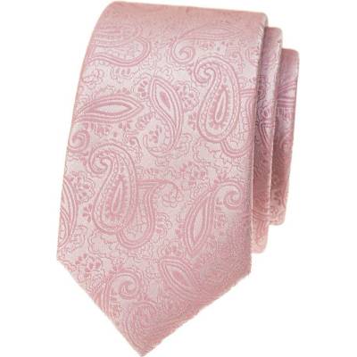 Avantgard Kravata Slim Lux 571-22610 pudrová