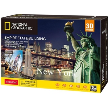 CubicFun 3D puzzle National Geographic Empire State Building 66 ks