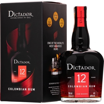 Dictador 12y 40% 0,7 l (kartón)