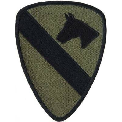 Nášivka: Divize jízdní 1. (First Cavalry) olivová | černá