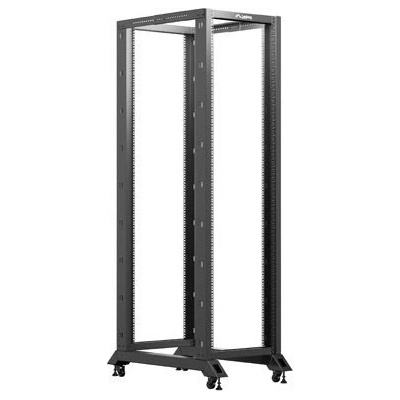 Lanberg Комуникационен шкаф Lanberg open rack 19" 42U 600x1000 black (OR01-6042-B)