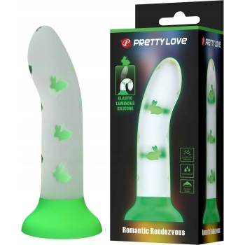 Image 1 of Pretty Love Magical Nightfall Dildo without Vibration Luminous Green