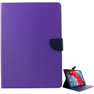 Mercury AV IPAD Air 11 (2026) / Air 11 (2025) MERCURY Goospery Fancy калъф със стойка, с ефект на кожа, FLIP, текстилен мотив, ЛИЛА (GP-84154)