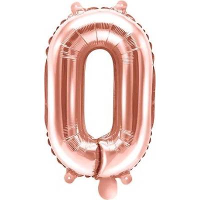 Party Deco Фолиев Балон Цифра, Розово Злато, 35см - 0 (fb10m-0-019r)