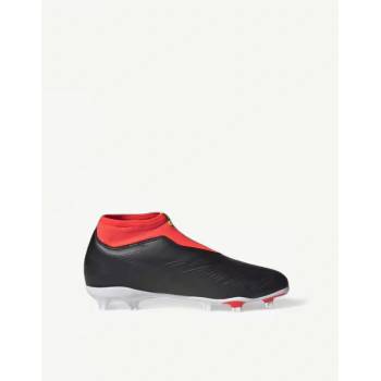 Adidas Predator 24 League Laceless Firm Ground Boots Black/Red
