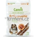 Maškrty pre psov Canvit Snacks Anti-Parasitic 200g