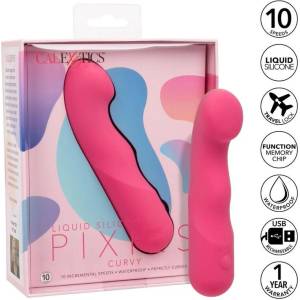 CalExotics Извит розов масажор California Exotics Pixies Curvy