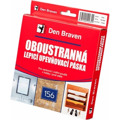 Den Braven Obojstranne lepiaca zrkadlová páska 19 x 2 mm 5 m 303003