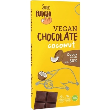 Super Fudgio Čokoláda s kokosovým mliekom BIO 80 g