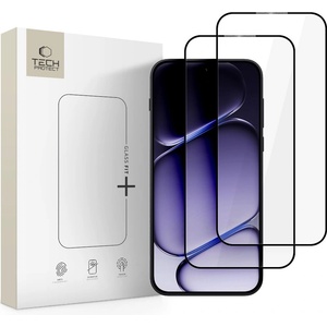Tech-Protect Szklo hartowane tech-protect glass fit+ 2-pack oneplus nord 6 black (5906302324088)