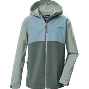 killtec Детско водоустойчиво яке Killtec Kid's Kos 147 Waterproof jacket - Helles Naturgrün - размер 116 (EU) (703-6842-0211)