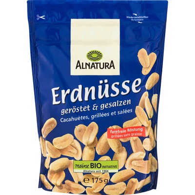 Alnatura Био печени и солени фъстъци - 175 г