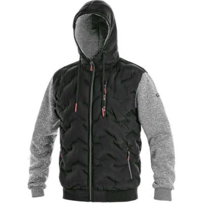 CXS FLINT pánska bunda čierno-šedá