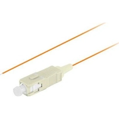 Lanberg Оптичен мрежов адаптер Tail/Pigtail с SC/UPC конектор, дължина 2m, Lanberg 43366, Easy Strip MM OM2, оранжев (FP-SCUP-MS21-0020-OG) (FP-SCUP-MS21-0020-OG)