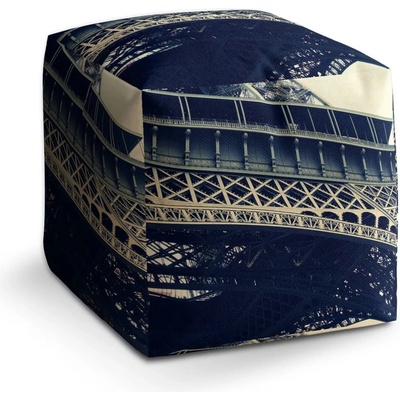 Sablio Taburet Kostka Eiffel Tower: 40x40x40 cm