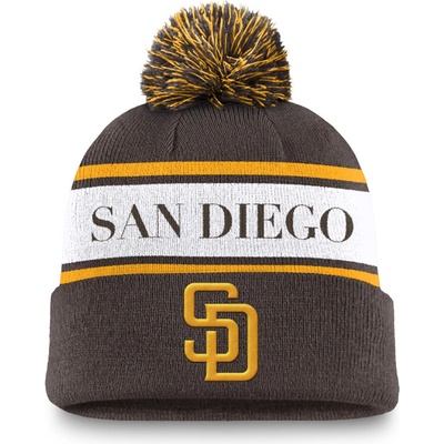 Nike Pánská zimní čepice San Diego Padres MLB Peak Standard Cuff Pom Beanie