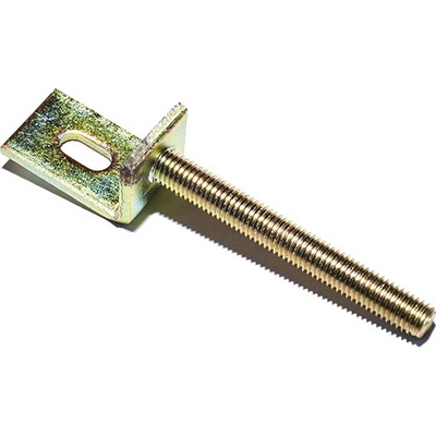 Držák plotového pole L, M12x150mm, Zn
