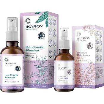 Ikarov Комплект - Стимулант за коса и Заздравяващ серум, 100 + 50 ml