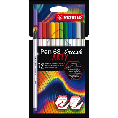 Stabilo Pen 68 brush 12 ks