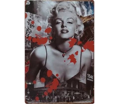 Ceduľa Marilyn Monroe Broadway