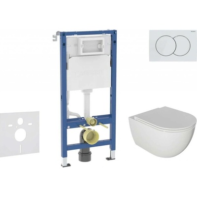 Geberit Duofix s tlačidlom Delta01 SANI11CA3116B