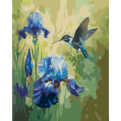ZUTY RYBÁRIK A KOSATEC Rámovanie bez rámu a bez vypnutia plátna Rozmer 80 x 100 cm