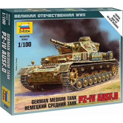 Zvezda Pz IV Ausf.D 1:100