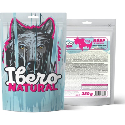 Ibero Cold Pressed Dog Adult Medium & Large Beef 0,25 kg