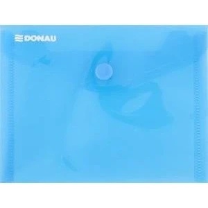 DONAU Envelope briefcase DONAU latch, PP, A6, 180micr. , blue