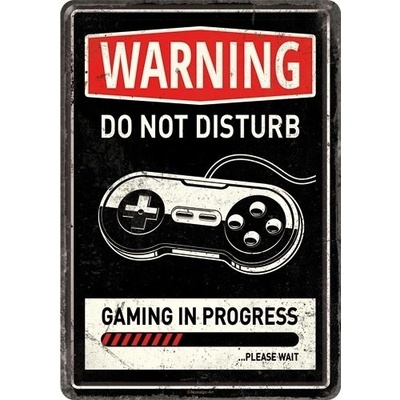 Postershop Plechová pohlednice - Gaming in Progress